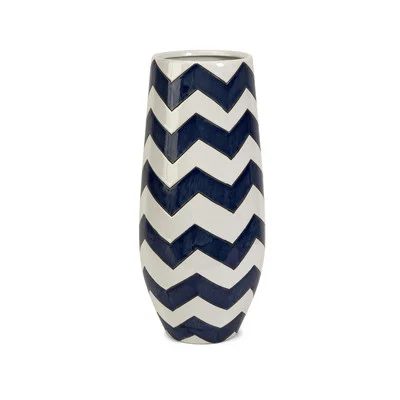 Chevron+Short+Vase