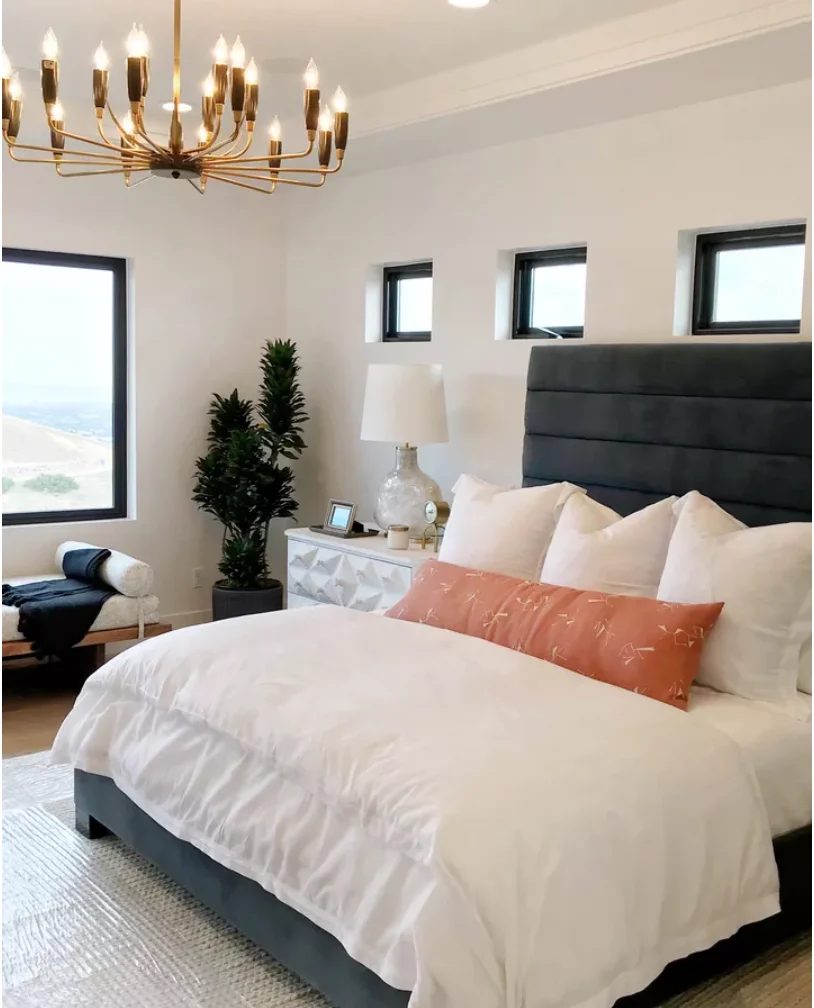 Get This Look: Modern Glam Master Bedroom