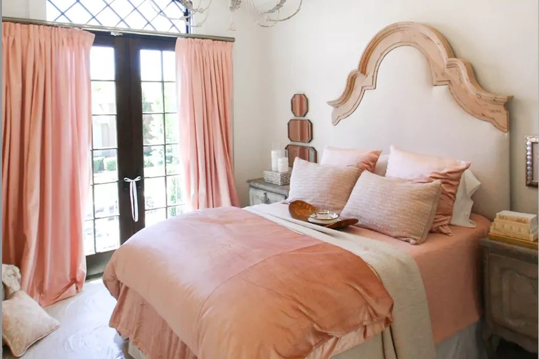 vivid Pink On Pink Bedroom Get This Look option Featured On Bekob.com