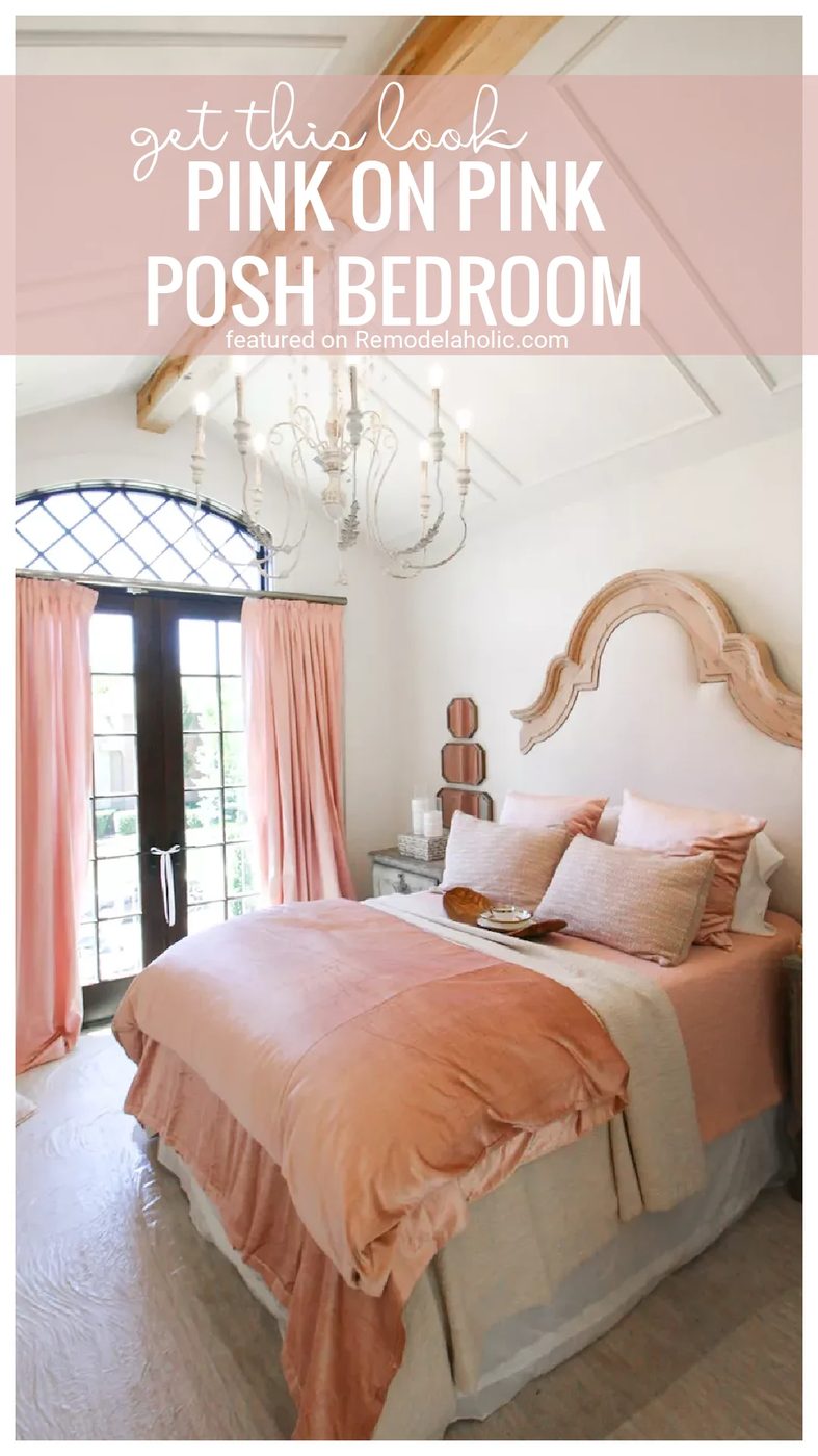 Get This Look Of A Pink On Pink Posh Bedroom With Our Tips And Where To Find Similar Pieces. Find Out How To Get The Look At Bekob.com