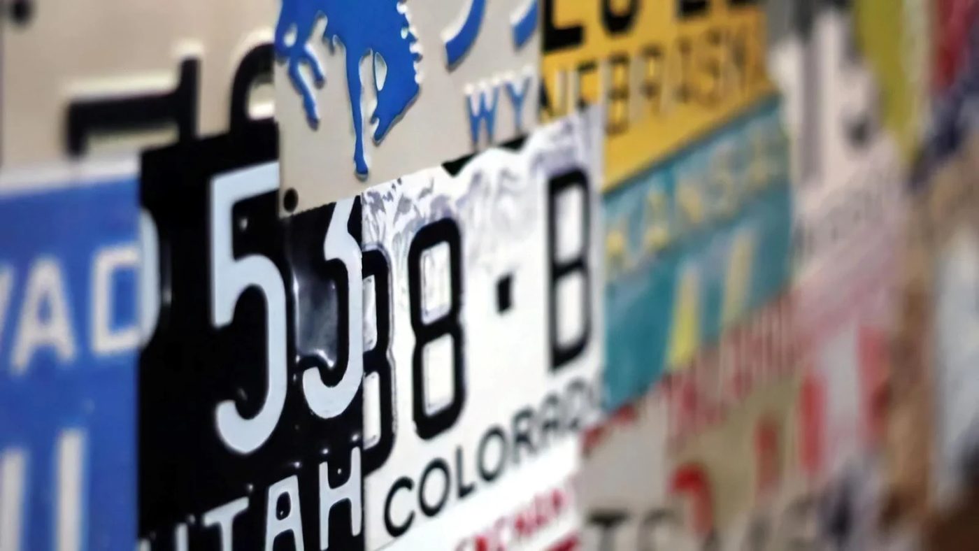 12 License Plate Map For Wall Art By By Blue I Style Featured On Bekob 042019