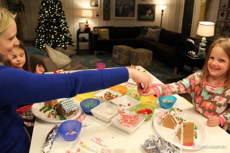 Gingerbread houses free template