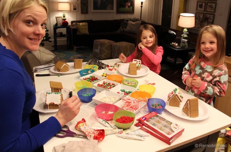 Gingerbread houses free template