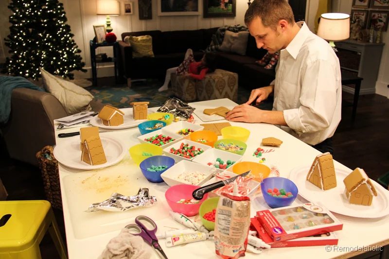 Gingerbread houses free template