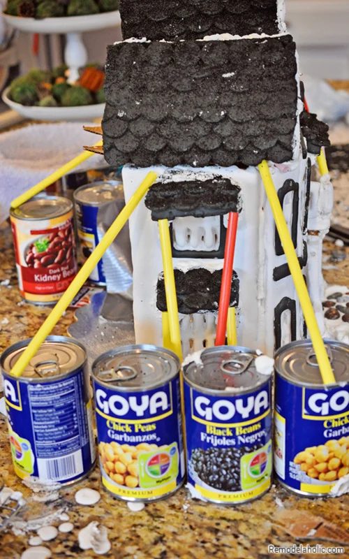 Support System For A Handmade Gingerbread House, From Bekob