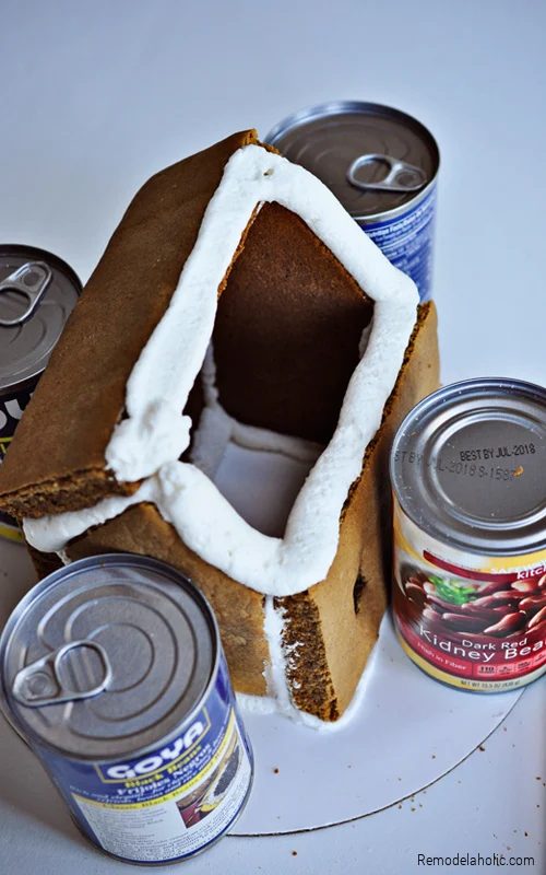How To Assemble A Gingerbread House Using Royal Icing, From Bekob