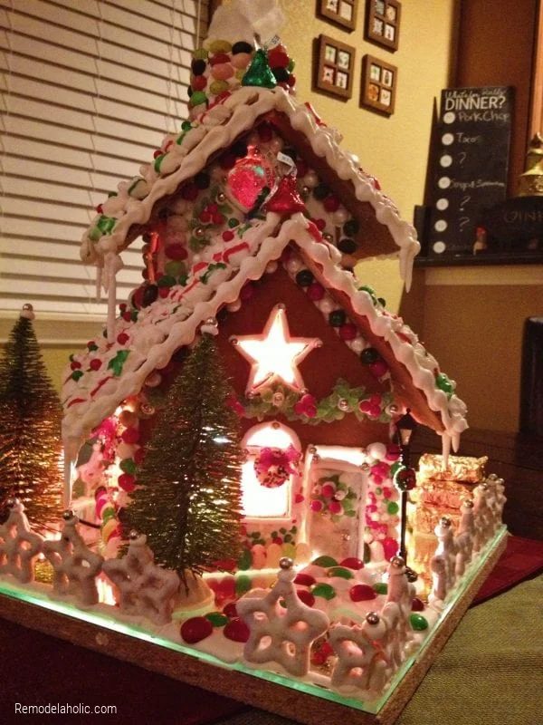 Lighted Gingerbread House, From Bekob