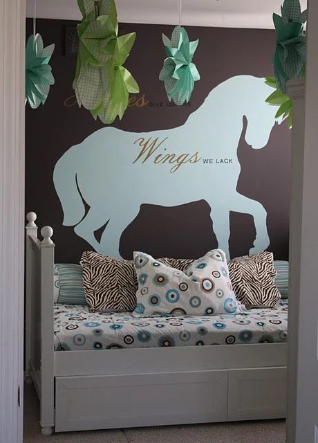 Girl’s Dream Room and Re-purposed Bed to Desk