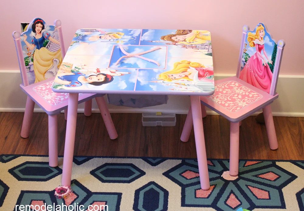 Girls pink and navy bedroom decorations (13)