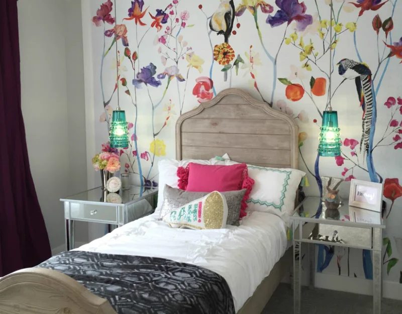 Get This Look: Colorful Eclectic Teen Girl Bedroom
