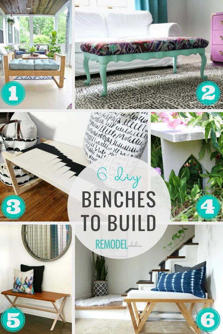 6 straightforward Handmade Benches To Build for an Indoor or Outdoor Dining Space, Entryway, or Bedroom #Bekob