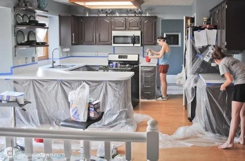 8 Handmade Kitchen Countertop Update With High Gloss Surface, By AD Aesthetic Featured On Bekob