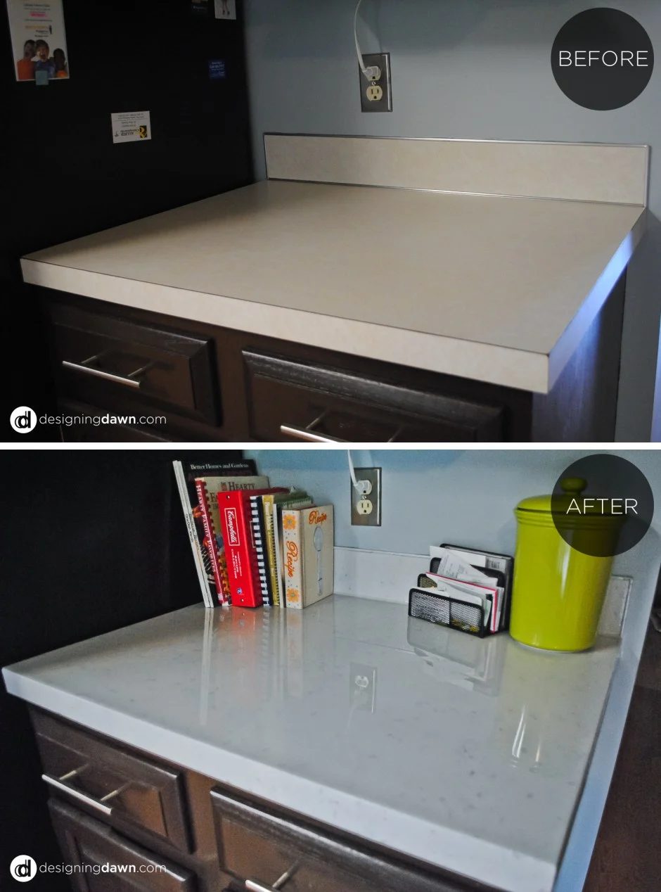 13 Painted Kitchen Countertops walkthrough, By AD Aesthetic Featured On Bekob