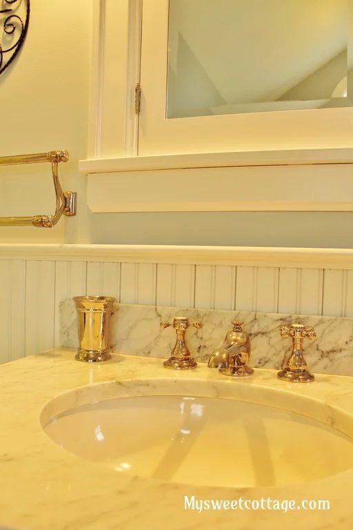 12 how to keep the authentic feel when restoring an old home, vintage-inspired bath fixtures, My Sweet Cottage featured on @Bekob
