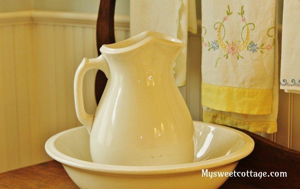 25 Vintage feel preserved in bathroom remodel of 1920s cottage, My Sweet Cottage featured on @Bekob