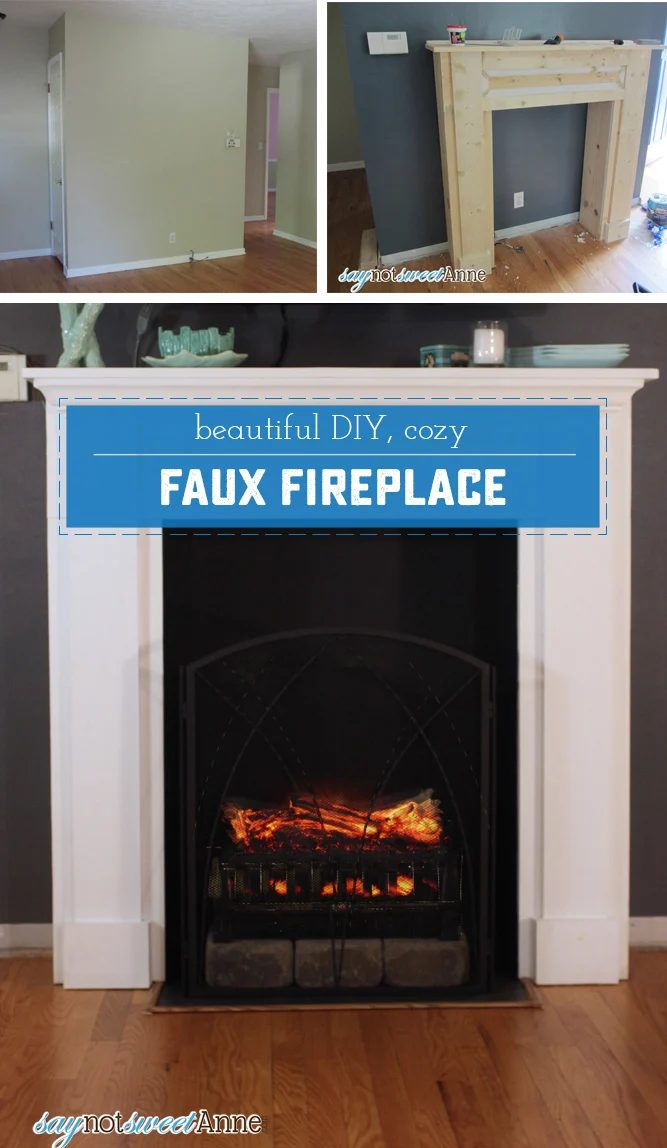 Diy Faux Fireplace