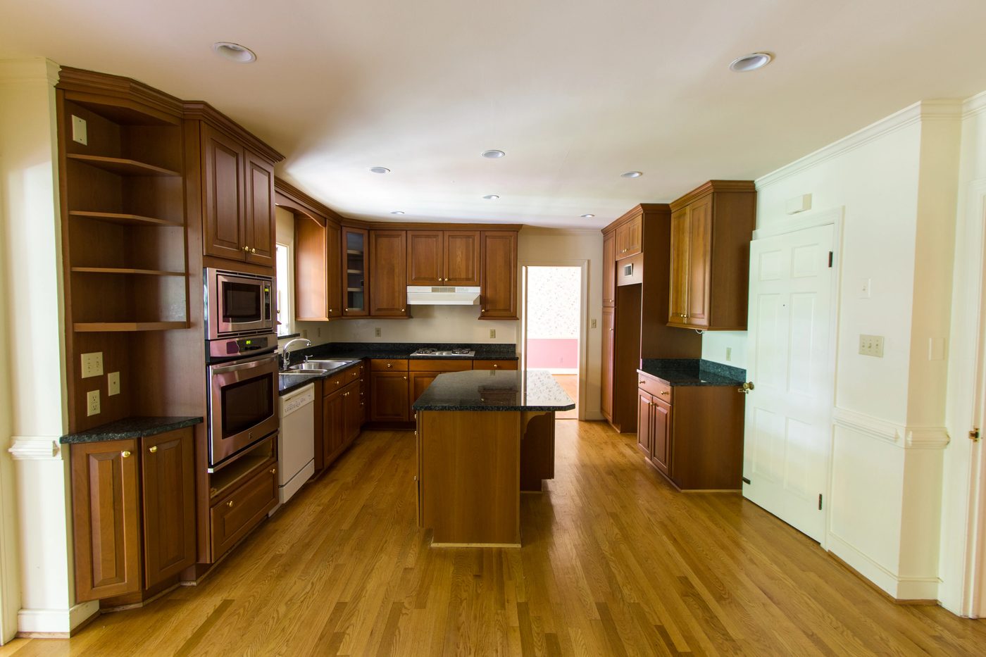 white kitchen renovation before on Bekob