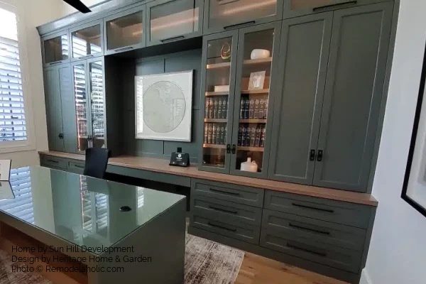 Dark Gray Green Paint Color, Sherwin Williams Rocky River Lookalike, Home Office Built Ins Bekob SGPH21 H18