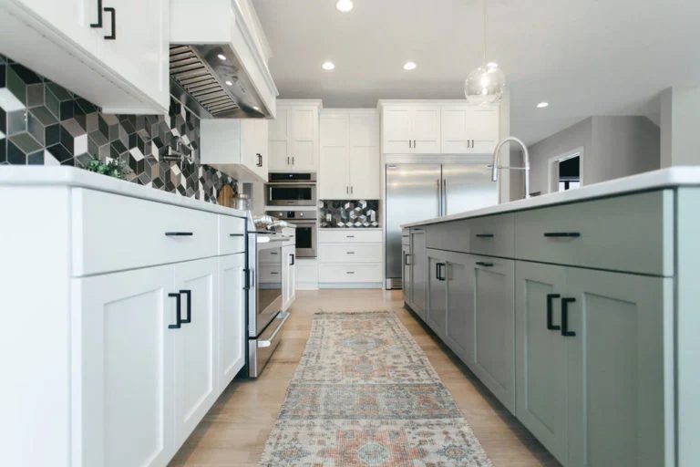 Gray Green Paint Color, Benjamin Moore Tate Olive, White And Grey Kitchen By Construction2style Ft Bekob