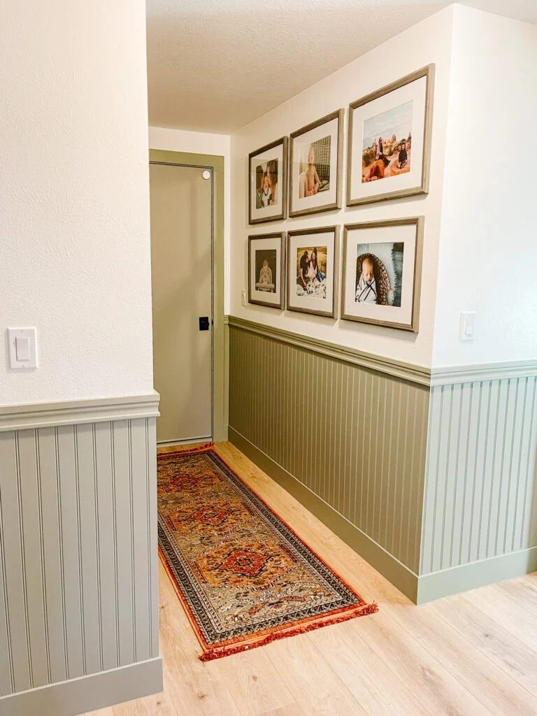Best Neutral Green Paint Colors, Behr Muted Sage Green Beadboard Wainscot And Doors By Sprucing Up Mamahood Ft Bekob