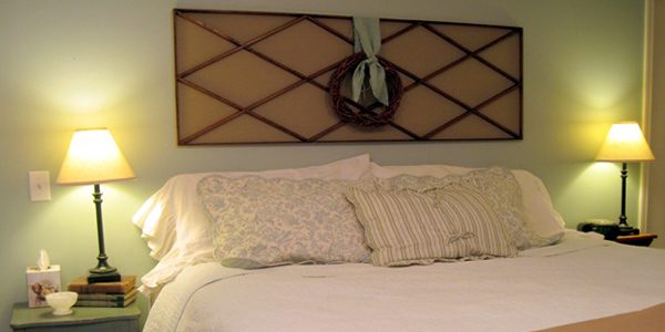 Great Blue and Brown Bedroom Design
