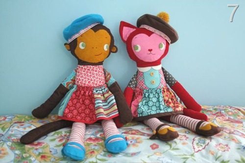 katy kitty and molly monkey