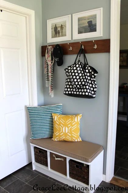 A mudroom can come in all shapes sizes and colors. Not sure what type of mudroom is right for your family? look at these creative mudrooms for some inspiration from tipsaholic.com 