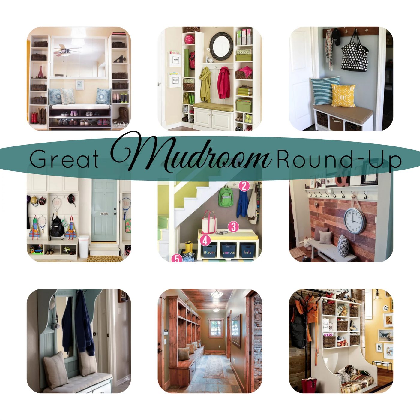 A mudroom can come in all shapes sizes and colors. Not sure what type of mudroom is right for your family? look at these creative mudrooms for some inspiration from tipsaholic.com 