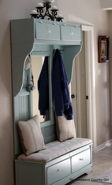 A mudroom can come in all shapes sizes and colors. Not sure what type of mudroom is right for your family? look at these creative mudrooms for some inspiration from tipsaholic.com 