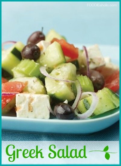 Greek Salad | FOODIEaholic.com #recipe #cooking #appetizer #salad #greek #mediterranean