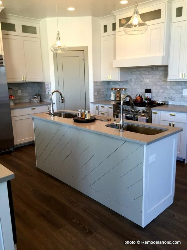 Grey And White Kitchen Cabinetry And Design options, UVPH 2016 Home 28 Journey's End Homes