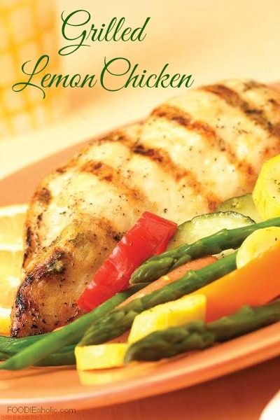 Grilled Lemon Chicken | FOODIEaholic.com #recipe #cooking #grill #chicken #lemon