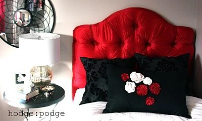 diamond tufted keystone headboard via Bekob