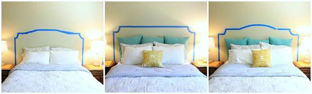 how to choose a headboard shape, from My Clever Nest