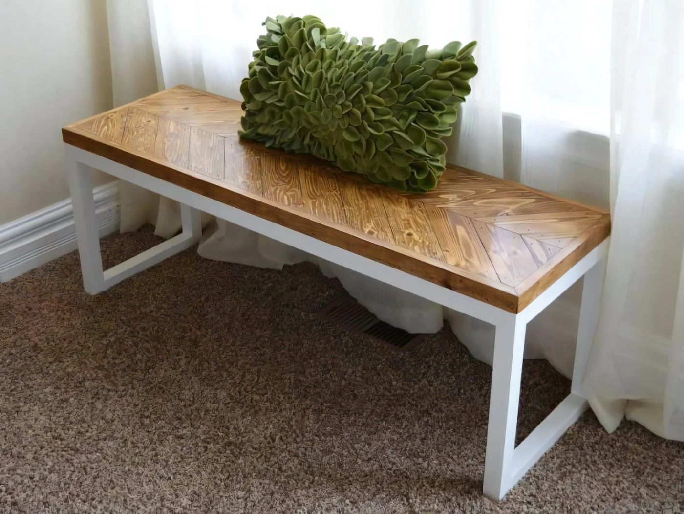 1 Handmade Chevron Bench Iso Hertoolbelt 010132 Guide to Handmade benches
