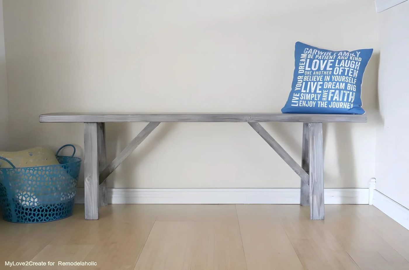straightforward Handmade Bench MyLove2Create 122654