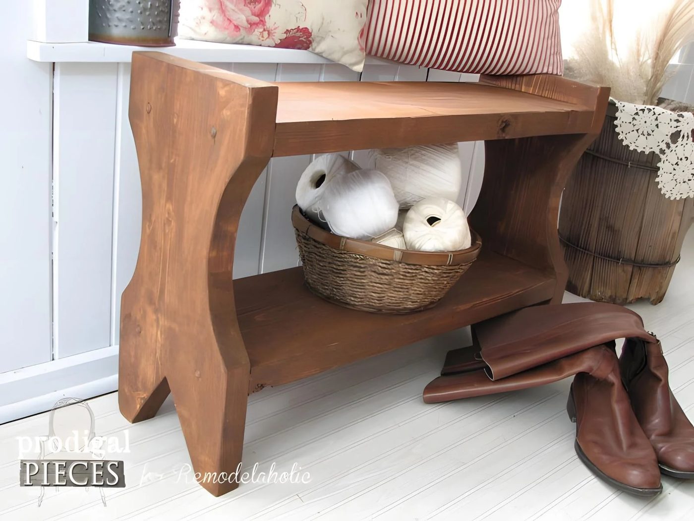 Farmhouse Bench End E1423826605503 122633