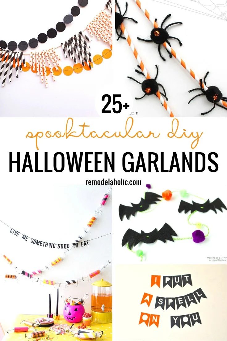 25 Spooktacular Handmade Halloween Garlands Featured On Bekob.com