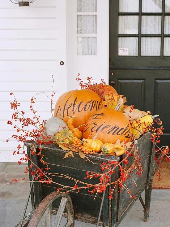 10 Front Porch Decorating options for Fall
