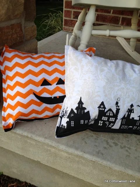 Love a handmade touch to your Halloween decor? Try one of these 37 direct Halloween Decorations to Sew ~ Tipsaholic.com #sewing #halloween #decorating