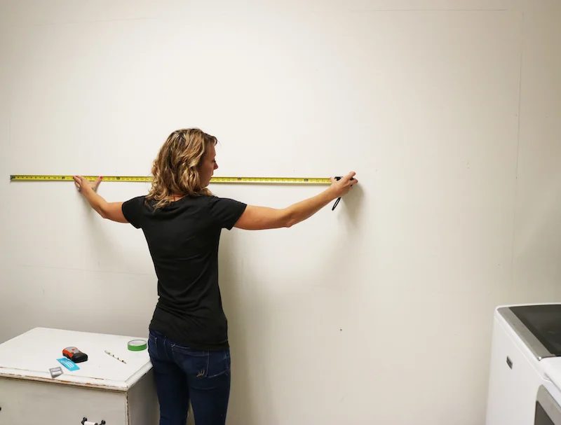 Measuring for Peg Board Wall
