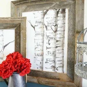 Birch Tree Personalized Printable