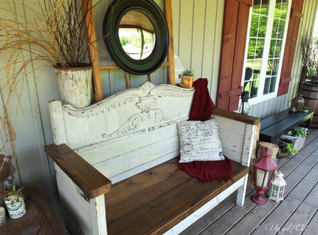 25 Handmade Headboard Benches via Bekob.com #handmade #benches #headboard #headboards #headboardbench #headboardbenches