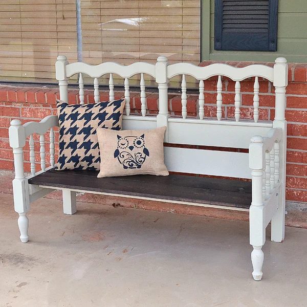 25 Handmade Headboard Benches via Bekob.com #handmade #benches #headboard #headboards #headboardbench #headboardbenches