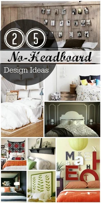 No Headboard Decorating options