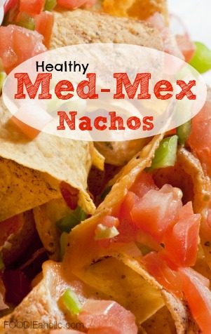 Healthy Med-Mex Nachos | FOODIEaholic.com #recipe #cooking #healthy #nachos