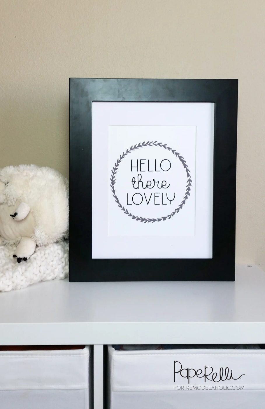 Hello There Lovely Art Print