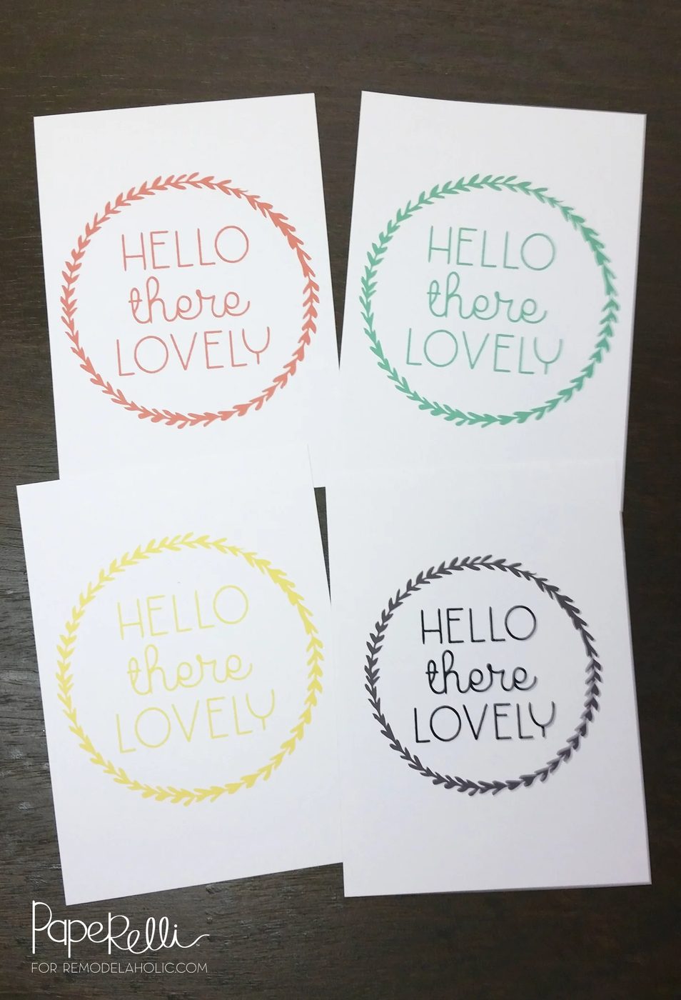 Hello There Lovely Printable Wall Art