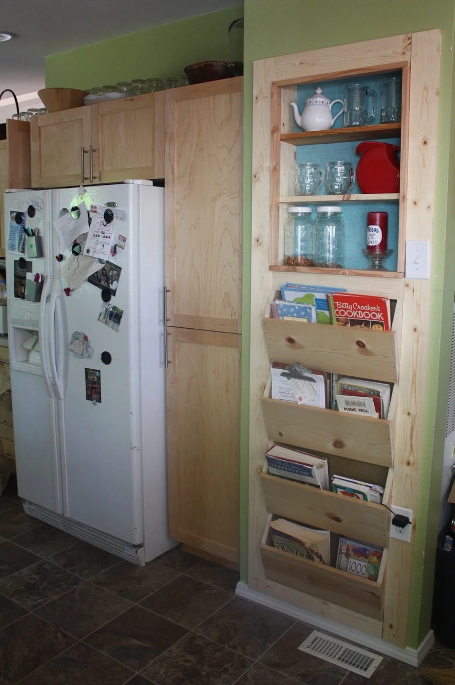 6-28 kitchen built-in, ed's wife