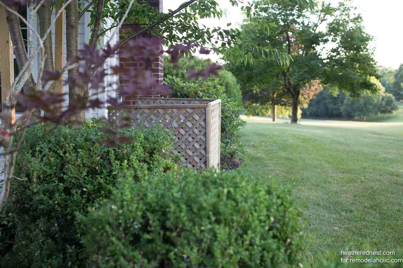 Outdoor Air Conditioner Screen Heatherednest.com For Bekob 16